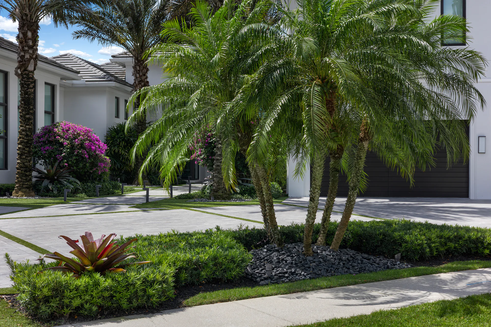 Landscape Maintenance by Power Group Care on a Palm Beach County property