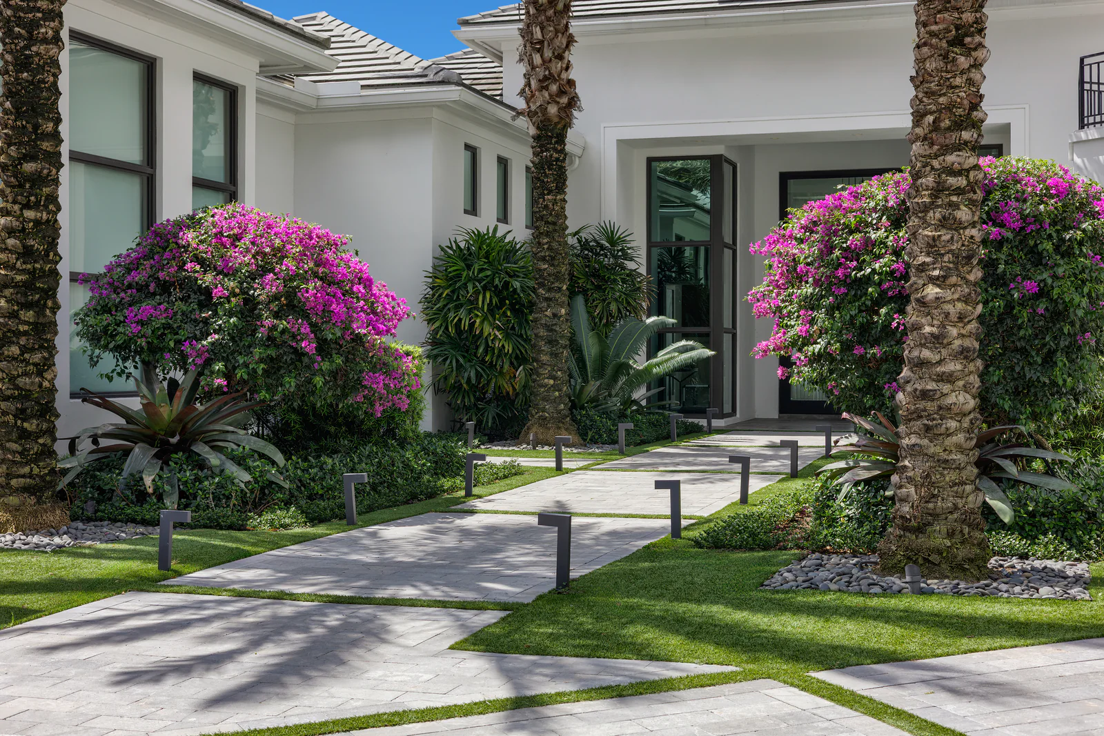 Entry walk and colour, by Power Group Care in Palm Beach County